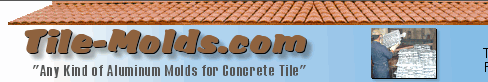 Aluminum Tile Molds for Concrete Roofing