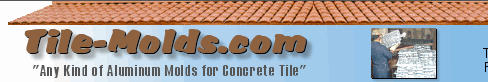 Aluminum Molds for Concrete Tile Roofing